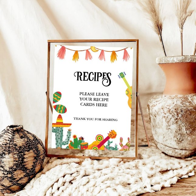 Póster Taco sobre amor cactus Taco Recetas Rótulo de mesa (Subido por el creador)