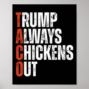 Póster Taco Trump Siempre se Rajó Diciendo Arancel Divert