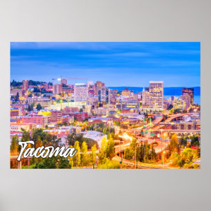 Póster Tacoma, Washington, Estados Unidos