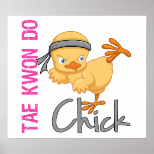 Póster Tae Kwon Do Chick