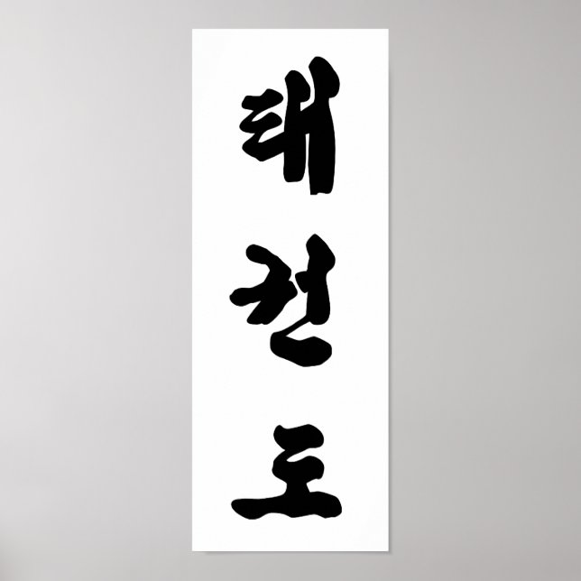 Póster Tae Kwon Do Print (Frente)