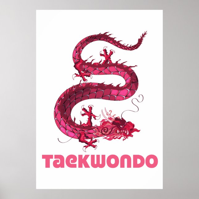 Póster Taekwondo (Frente)