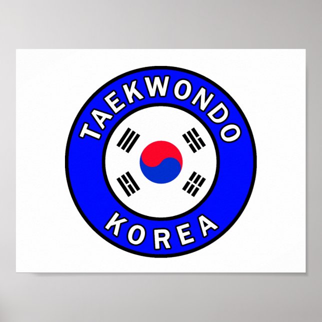 Póster Taekwondo (Frente)