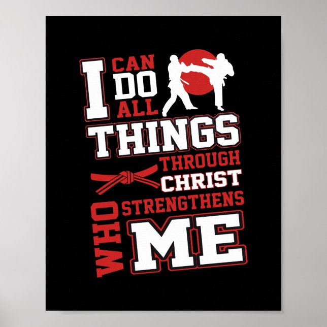 Póster Taekwondo (Frente)