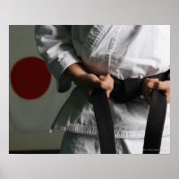 Taekwondo lucha contra la correa de apriete