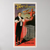 Taft ~ Magician Devils Cage Vintage Magic Act