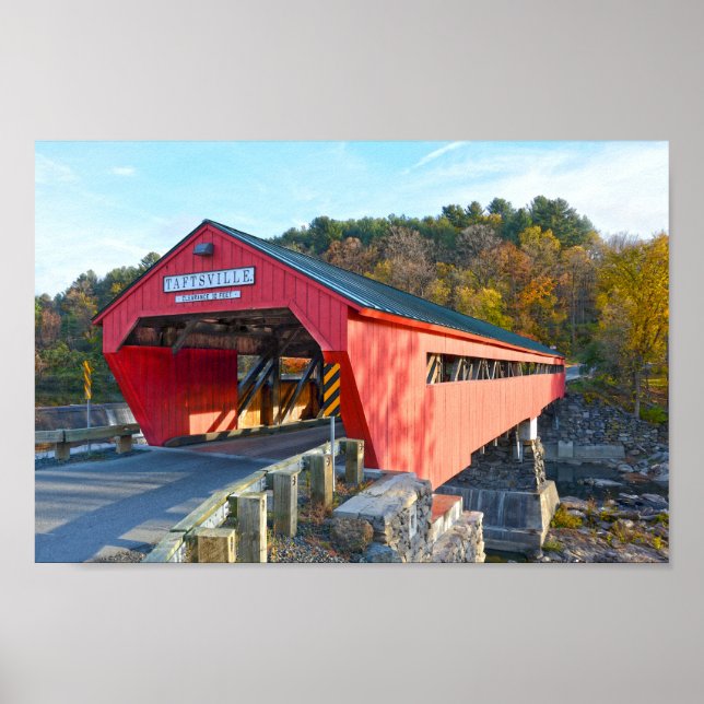 Póster Taftsville Covered Bridge, Vermont (Frente)