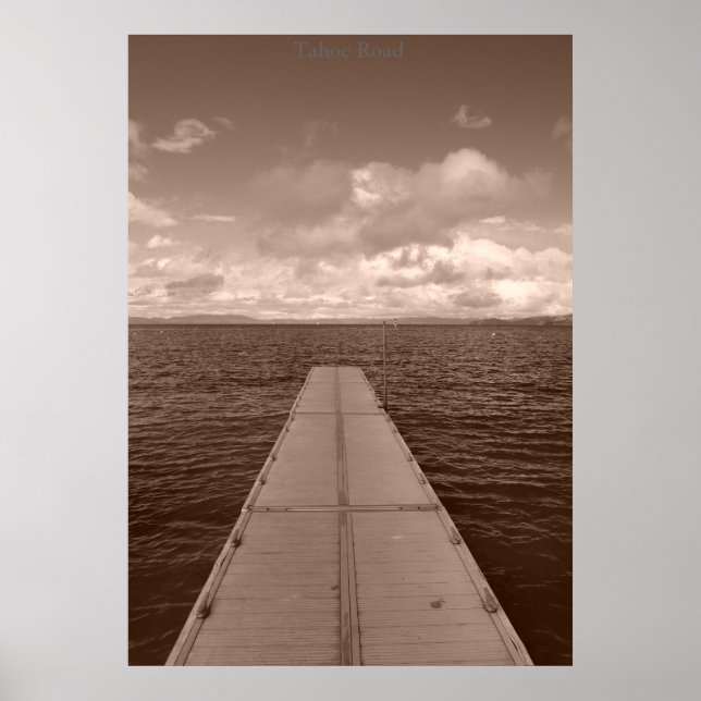 Póster Tahoe Road (Frente)