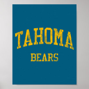 Póster Tahoma escuela secundaria hs maple valley wa vinta