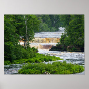 Póster Tahquamenon Las Cataratas Inferiores