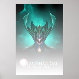 Póster Taidushan Sai Shadow Blue TELGR Poster