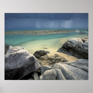 Póster Tailandia, Mar de Andamán, Isla de Ko Phi Phi, Esc