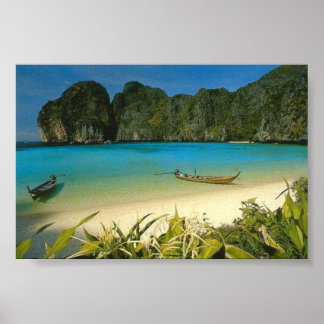 Póster Tailandia "The Beach"