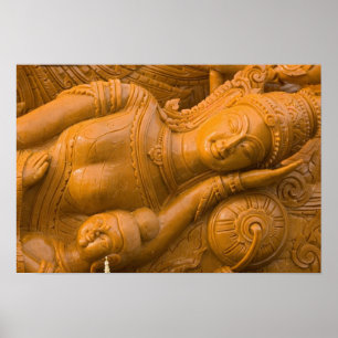 Póster Tailandia, Ubon Ratchathani, festival de las velas