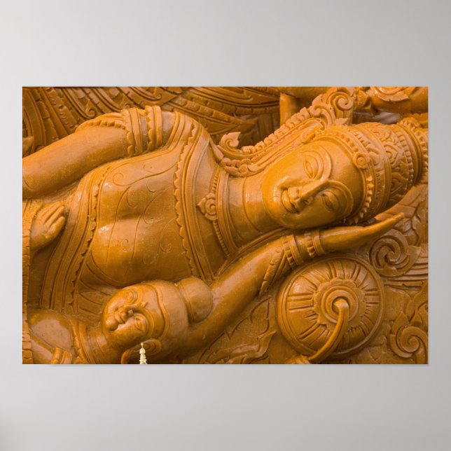 Póster Tailandia, Ubon Ratchathani, festival de las velas (Frente)