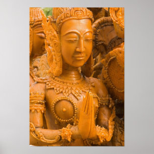 Póster Tailandia, Ubon Ratchathani, festival de las velas