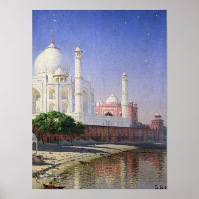 Póster Taj Mahal (Frente)