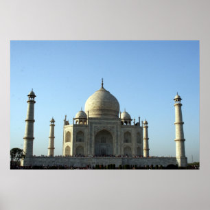 Póster taj mahal blue
