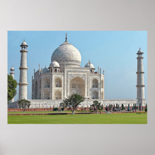 Póster taj mahal Mausoleum India