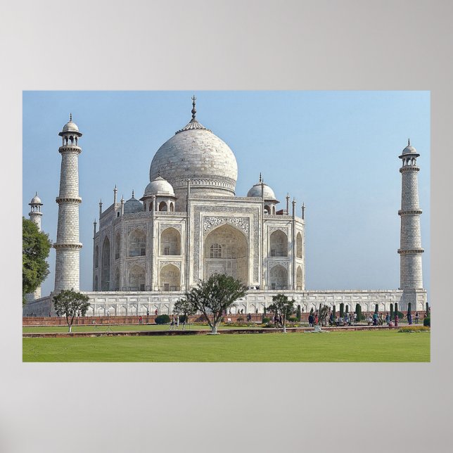 Póster taj mahal Mausoleum India (Frente)