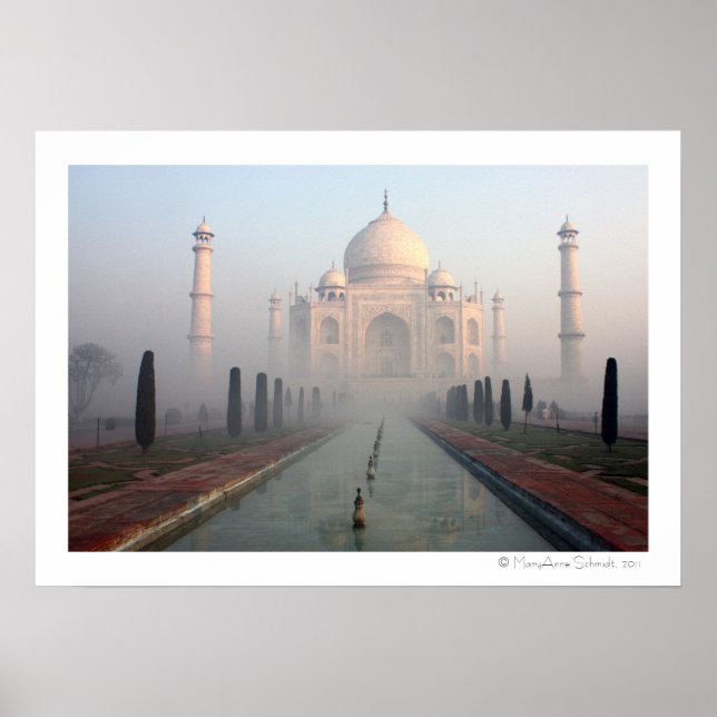 Póster Taj Mahal Mist (Frente)