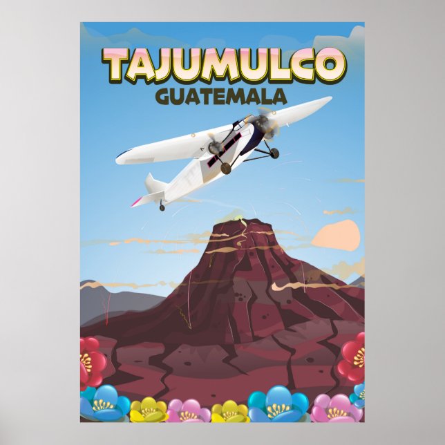 Póster Tajumulco Guatemala (Frente)