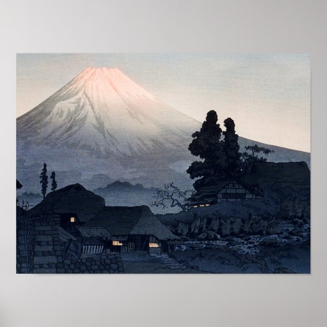 Póster Takahashi - Monte Fuji desde Mizukubo (Frente)