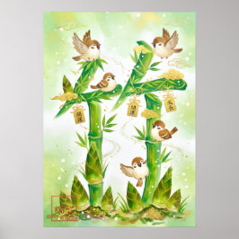 Póster Take: Bamboo Resilience & Divine Harmony 26005002