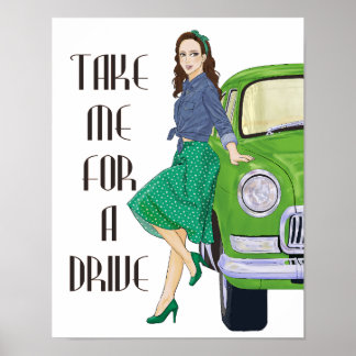 Póster Take Me for a Drive