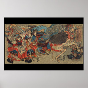 Póster Takeda Shingen and Uesugi Kenshin
