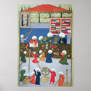 Póster Takyuddin y otros astrónomos