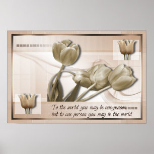 Póster Tal vez seas el Poster mundial