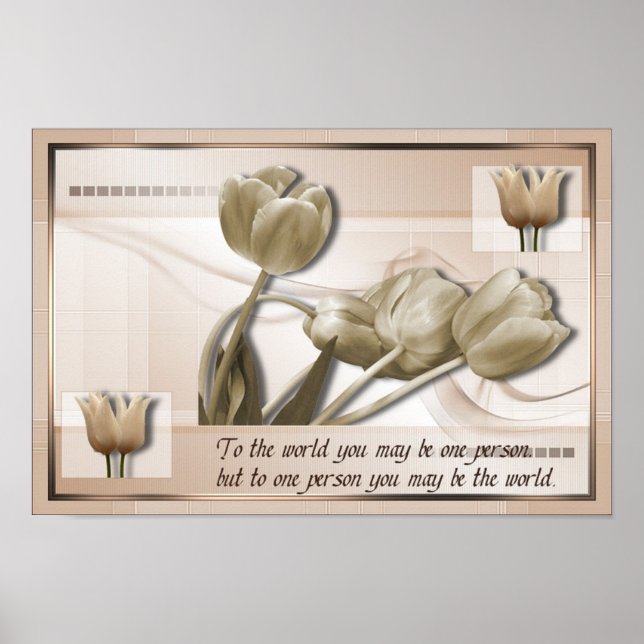 Póster Tal vez seas el Poster mundial (Frente)