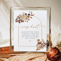 TALIA Boho Terracotta Arch Ring Hunt Bridal Shower