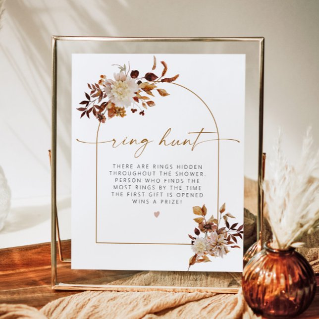 Póster TALIA Boho Terracotta Arch Ring Hunt Bridal Shower (Subido por el creador)
