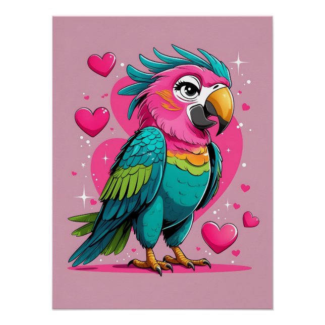 Póster Talk Flirty To Me Art Print (Anverso)