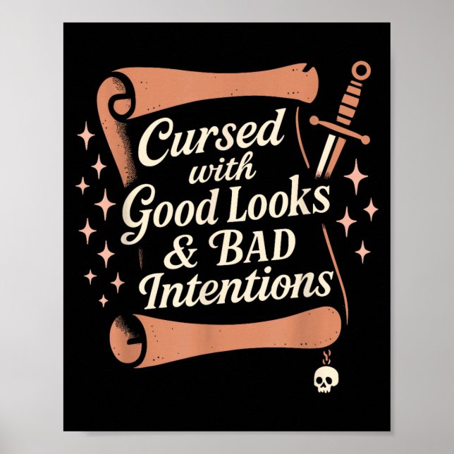 Póster Talk like a pirate day funny crew gift office look (Frente)