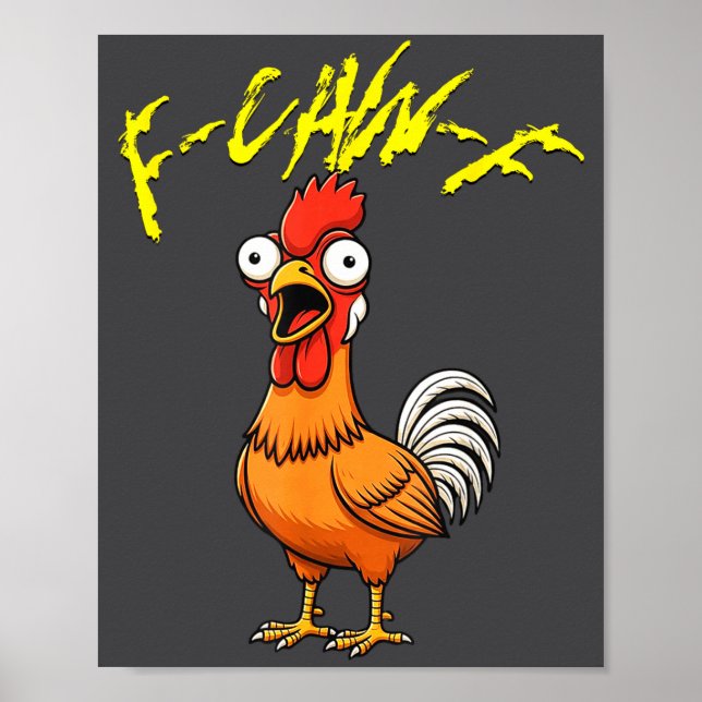 Póster Talking Funny Chicken  (Frente)