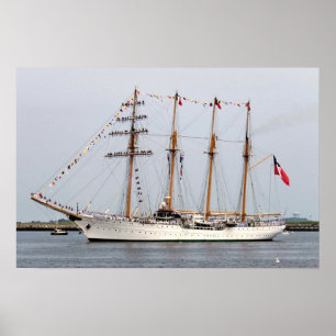 Póster Tall ship Esmeralda