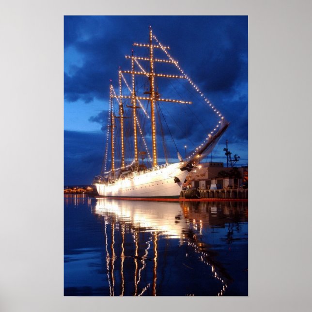 Póster Tall Ship Esmeralda (Frente)