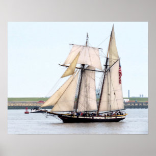 Póster Tall ship Lynx