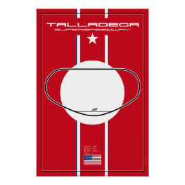 Póster Talladega Superspeedway