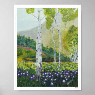 Póster Tallado en un árbol