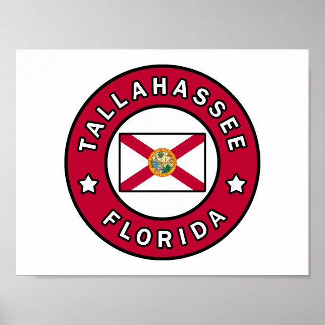 Póster Tallahassee Florida (Frente)
