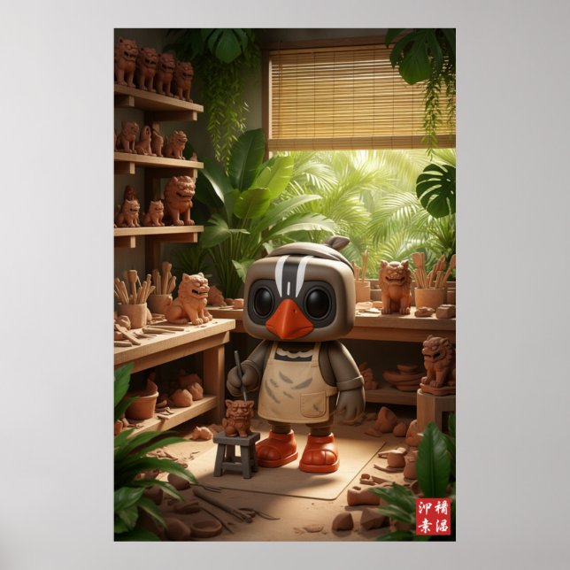 Póster Taller de Kagu (Frente)