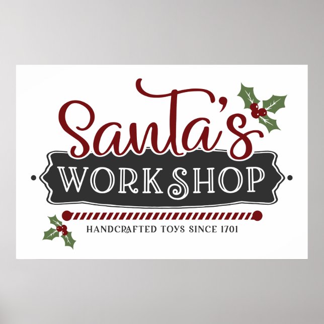Póster Taller de Navidades festivos de Santa María (Frente)