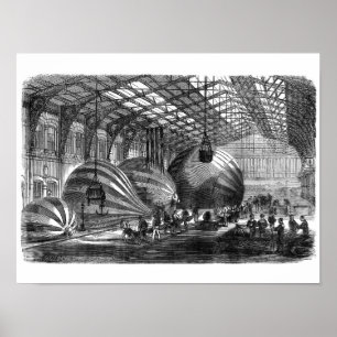 Póster Taller para la Fabricación de Globos Postales