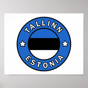 Póster Tallín Estonia