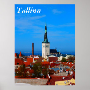 Póster Tallin, Estonia