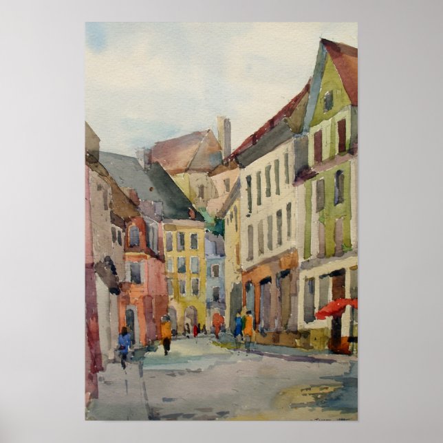 Póster Tallín-Estonia (Frente)